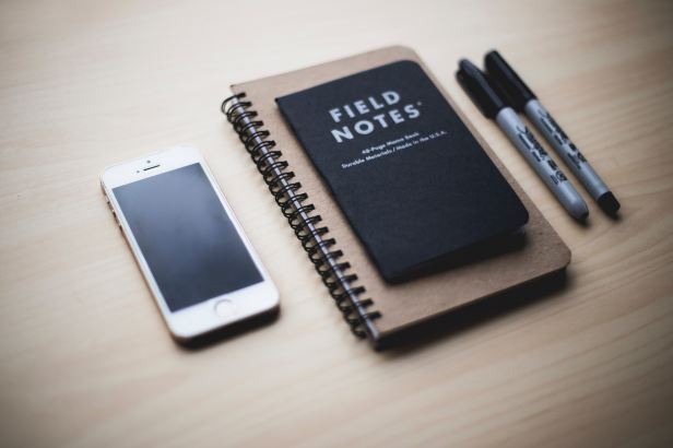 field notes phone sharpies